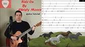 How To Play Ride On By Christy Moore On Guitar Fingerpicking And Strumming Patterns Tutorial Youtube
