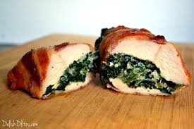 Panko chicken nuggets have 0g trans fat per serving & no fillers. Spinach Stuffed Bacon Wrapped Chicken Breasts Delish D Lites
