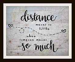Distance Means So Little When Someone Means So Much Svg Amazon Com 9x12 Inch Print Distance Means So Little Love Quote Print Long Dis Distance Love Quotes Long Distance Relationship Gifts Long Distance Family Gifts