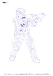 Learn How To Draw Jack Cooper From Titanfall 2 Titanfall 2 Step By Step Drawing Tutorials