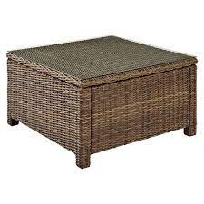 4.6 out of 5 stars 344. Crosley Bradenton Outdoor Wicker Sectional Glass Top Coffee Table Target