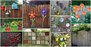 Vinyl fence panels are comprised of a bottom rail, top rail and slats. 14 Diy Ideas Fun Backyard Fence Decorations You Will Love Top Dreamer