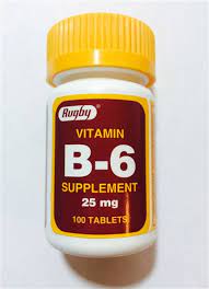 Dicalcium phosphate, microcrystalline cellulose, silica, vegetable cellulose, vegetable. Rugby Vitamin B6 25 Mg Tablets Bottle Of 100