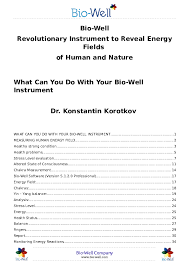 Pdf Bio Well Book 2017 What Can You Do With Your Bio Well