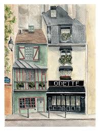 Odette paris, découvrez le charme de paris en dégustant les meilleurs choux à la crème de paris. Odette Paris Painting By Kristie Vargo