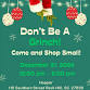 Christmas Shop with Local Vendors! Shop Small. Shop Local.