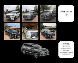 The Art Of Color 2018 Lexus Lx Color Chart Lexus Model
