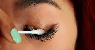 Use Cotton Buds And Oil Free Makeup Remover To Take Off Your Lashes Oil Free Makeup Remover Fake Lashes Oil Free Makeup