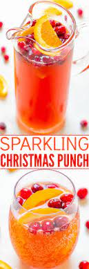 Sparkling Christmas Punch Non Alcoholic Option Averie Cooks Recipe Holiday Recipes Drinks Christmas Punch Recipes Christmas Punch