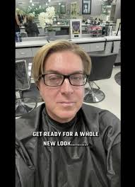 Thought it was time for a new look. #newlook #haircut #bleach #blonde ...