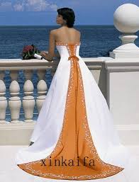 A Little Less Orange And A Lot More White Angelo Wedding Dress Blue Wedding Dresses Navy Blue Wedding Dress
