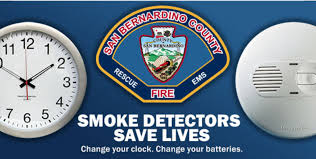 The two times a year we change our clocks also serve as a valuable reminder to change the batteries in our smoke detectors. Sbcofd Reminds You To Change Your Clock Change Your Batteries Vvng Com Victor Valley News Group