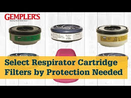 Selecting The Right Reusable Respirator Cartridge Filter Respirator Tips From Gemplers