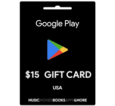 Use a google play gift code to go further in your favourite games like clash royale or pokemon go or redeem your code for the latest apps, movies, music, books, and more. Google Play Usa 15 Dollar Gift Card Promotional Gift Card à¤— à¤« à¤Ÿ à¤• à¤° à¤¡ Offical Reseller Hyderabad Id 20034407633
