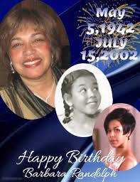 Remembering Barbara Randolph, also known as Barbara Ann Sanders