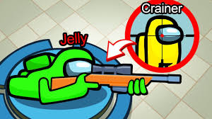 Trolling jelly in among us! Playing Among Us With Snipers New Role Youtube