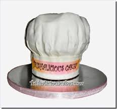 21st birthday cake for a chef. Pastry Chef Hat Birthday Cake