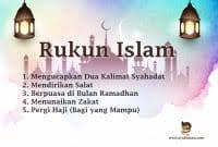 Pengertian rukun islam secara mendasar adalah, tentang sebuah ketaatan kepada aturan atau hukum allah swt yang wajib kita lakukan sebagai seorang muslim. Rukun Islam 5 Perkara