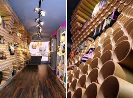 Unique Store Of Green Thinking Brand Shop Design Store Interiors Eco Friendly Stores