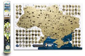 Где находится украина на карте мира. Skretch Karta Ukrainy Mymap Ukraine Top 100 Dostoprimechatelnostej Kupit V Kieve My Gift