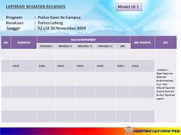 For more information and source, see on this link : Contoh Laporan Kegiatan Bulanan Security Nusagates
