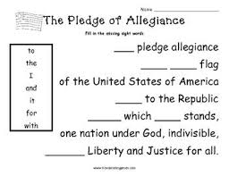 You can view, download, or print it here. The Pledge Of Allegiance With Sight Words Sight Words Kindergarten Kindergarten Social Studies Social Studies For Kids