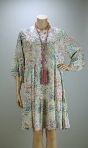 Check spelling or type a new query. Italy Tunika Kleid Hangerchen Viskose Paisley Mint Pastell Top