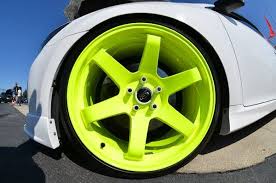Black And Neon Green Rims Fluorescent Yellow Neon Rim Acessorios Para Carros Rodas Esportivas Carros