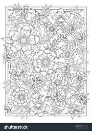You can print them any time you want on page of desired quality! Retro And Elegant Floral Coloring Page In Exquisite Line Coloring Pages Coloring Books Mandala Coloring Pages