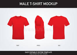 Download T Shirt Mockup Stock Vector Illustration Of Basic Blank 164041306