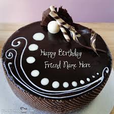 Cake Birthday Images For Best Friend With Name Candy Chocolate Cake For Friends With Name Chocolate Cake Images Cake Name Chocolate Cake With Name