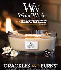 The wick is not intended to burn, even though as it curls while its length is increased and exposed as the the wick transports melted wax from the top of the candle to where the wax is then vaporized by the. Woodwick Candles Crackles As It Burns Candles Woodwick Candle Jars