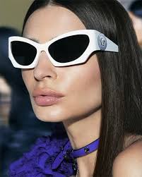 Versace Summer 2023 Eyewear Ad Campaign Featuring Emily Ratajkowski