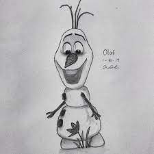 Pin By Andres Davila On Drawings Olaf Drawing Disney Drawings Sketches Drawings