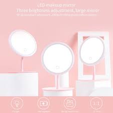 Over 1000 coupons from more then 500 merchants. 3 Level Led Makeup Mirror With Light Ladies Makeup Lamp With Storage Desktop Rotating Mirror Round Shape Cosmetic Mirrors Buy At A Low Prices On Joom E Commerce Platform