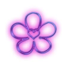 Often mistaken for violet, it is in fact, a secondary color achieved after combining red and blue. Download Free Heart Within A Flower Glowing Purple Neon Icon Icons Liked On Polyvore Featuring Fillers Backgrounds Flowers Neon A Flowers Purple Neon