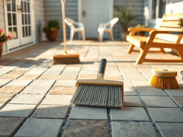 Professional patio cleaning service