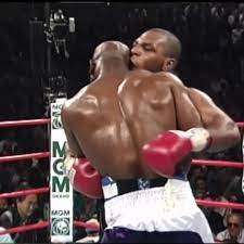 25 Years Ago, Tyson Bites Holyfield | Still can't believe this happened.  Tyson bites Holyfield on this day 25 years ago. | By Homage | What happened  here? He got better. Evander
