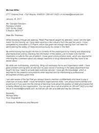pharmacist cover letter