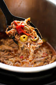 Use an instant pot® to turn even a tough flank steak into moist shredded beef immersed in a thick, hearty stew flavored with mushrooms and red wine. Instant Pot Cuban Ropa Vieja Latina Mom Meals