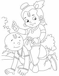 Use these images to quickly print coloring pages. Krishna With Sudama They Are Best Friends Ever In The World Coloring Home