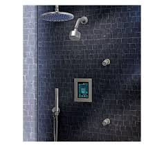 Luxury Digital Shower System With Digital Touchscreen By Watermark Designs Available At Lav Ish The Bath Ga Digital Showers Shower Systems Shower Installation