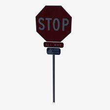 Hochwertige und bezahlbare, lizenzfreie sowie lizenzpflichtige bilder. Stoppschild Kostenloses 3d Modell Obj Stl Free3d
