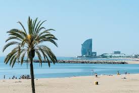 If you're looking for the best beach wallpaper then wallpapertag is the place to be. Hd Wallpaper Spain Barcelona Barcelona Beach People No Clouds Beaches Wallpaper Flare