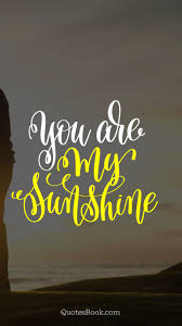 The fun and happiness we share is more which of these you are my sunshine quotes and sayings is your favorite? You Are My Sunshine Quotesbook