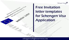 5 visa invitation letter samples. Invitation Letter For Schengen Visa Free Invitation Letter Templates For Schengen Visa Schengen Travel Blog
