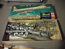 1957 Revell Douglas Dc 7c Swissair Revell Model Kits Revell Model Kit
