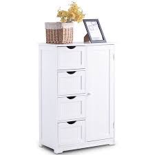 Maybe you would like to learn more about one of these? Costway Wooden 4 Drawer Bathroom Cabinet Storage Cupboard 2 Shelves Free Standing White Walmart Canada Ikea Storage Cabinets Bathroom Floor Storage Bathroom Floor Storage Cabinet