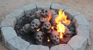The common feature of fire pits is that they are designed to contain fire and prevent it from spreading. Buy 10 Free 5 Halloween Flash Sale Terrifying Human Skull Fire Pit Myboo