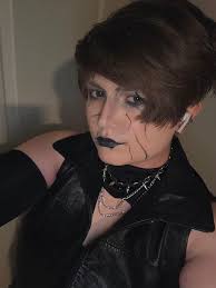 Did Ashley pull off the emo/goth look?